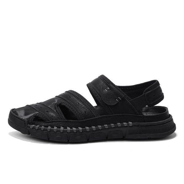 sandals hole sandales casual praia outdoor de beach flat sandles masculina shoe handmade dress sandal big breathable mountain s, Black
sandals hole sandales casual praia outdoor de beach flat sandles masculina shoe handmade dress sandal big breathable mountain s, Black