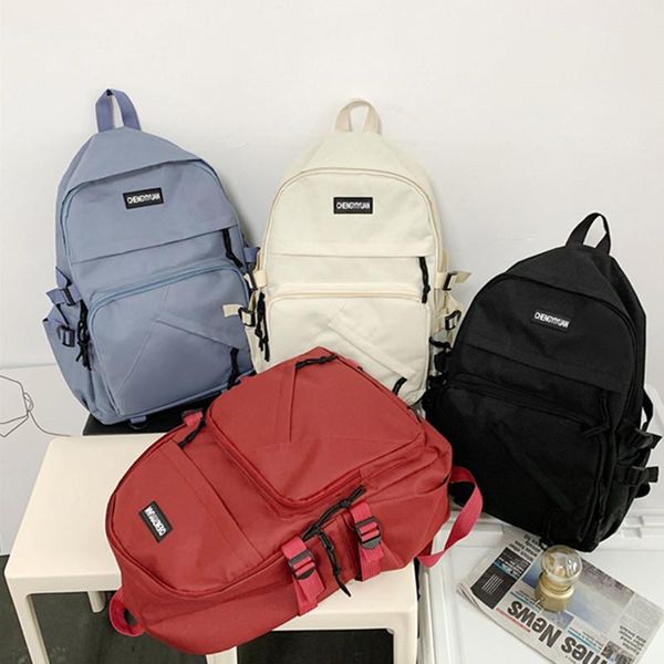 backpack streetwear pure color canvas women college male female school bagpack harajuku travel shoulder bags casual couple bag
backpack streetwear pure color canvas women college male female school bagpack harajuku travel shoulder bags casual couple bag