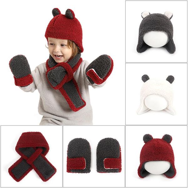 caps & hats 3pcs/set baby hat scarf set with gloves cute bear ear autumn winter for boy girls beanie cap infant toddler kids bonnet, Yellow
caps & hats 3pcs/set baby hat scarf set with gloves cute bear ear autumn winter for boy girls beanie cap infant toddler kids bonnet, Yellow