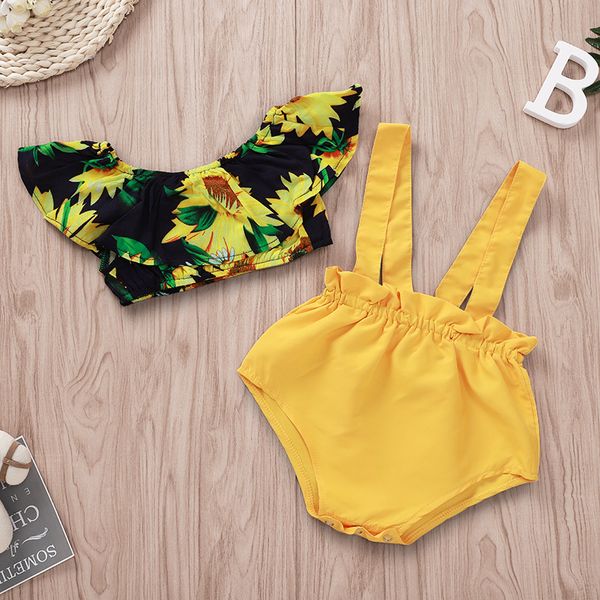 2pcs baby clothing sunflower fashion bow button infant printing kids jacket rompers girl clothing sets summer 25xh k2, White
2pcs baby clothing sunflower fashion bow button infant printing kids jacket rompers girl clothing sets summer 25xh k2, White