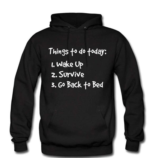 men's hoodies & sweatshirts things to do today sarcastic novelty hoodie men's cotton hipster funny hooded sweatshirt clothi, Black
men's hoodies & sweatshirts things to do today sarcastic novelty hoodie men's cotton hipster funny hooded sweatshirt clothi, Black