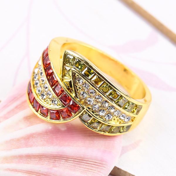 wedding rings exquisite gold color staggered micro pave cz stone ring fashion with red and green rhinestone for women jewelry, Slivery;golden
wedding rings exquisite gold color staggered micro pave cz stone ring fashion with red and green rhinestone for women jewelry, Slivery;golden