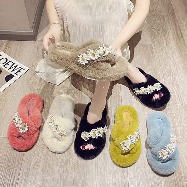 slippers flower thick-soled women's plush cross cotton mop autumn winter style outer wear plus velvet warm home llp, Black
slippers flower thick-soled women's plush cross cotton mop autumn winter style outer wear plus velvet warm home llp, Black
