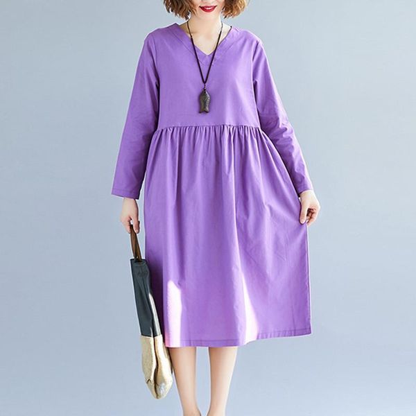 casual dresses 2021 arrival loose women spring dress long sleeve autumn cotton linen lady ol work female midi, Black;gray
casual dresses 2021 arrival loose women spring dress long sleeve autumn cotton linen lady ol work female midi, Black;gray