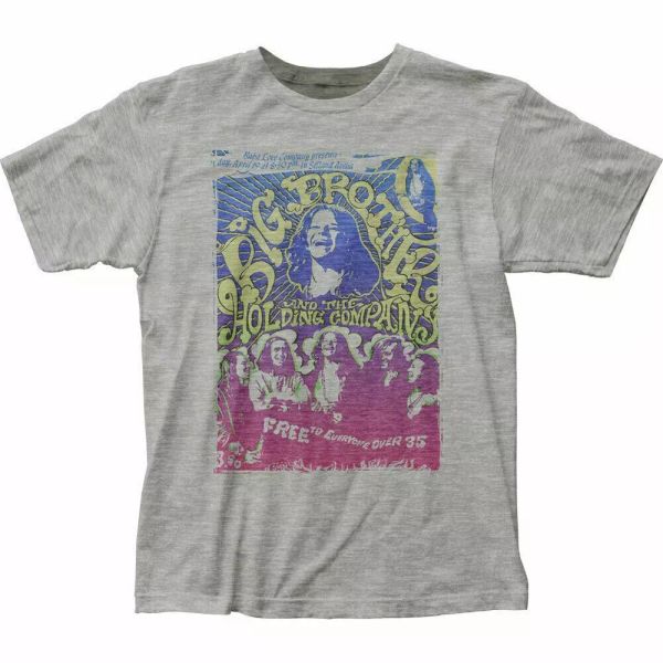 Big Brother & The Holding Co Vintage Handbill T Shirt Mens Licensed Rock Grey, White;black
Big Brother & The Holding Co Vintage Handbill T Shirt Mens Licensed Rock Grey, White;black