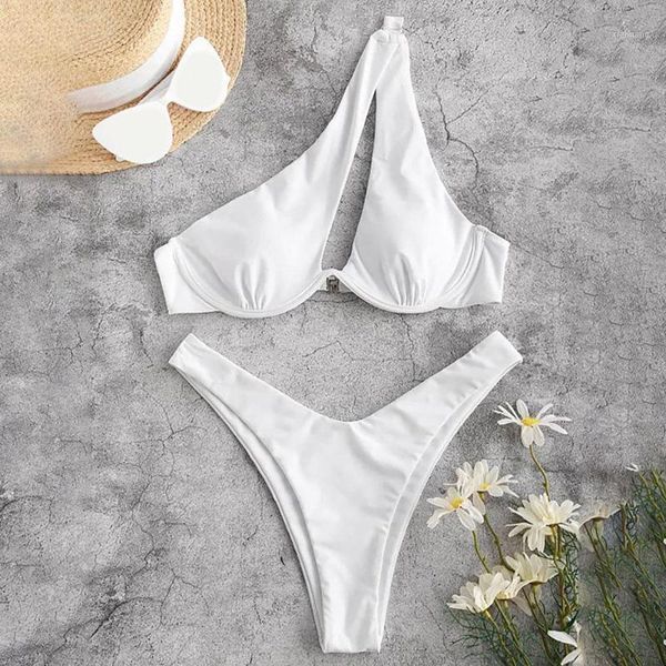 women's swimwear 2021 waist bikini swimsuit set bathing beachwear split color n2y6, White;black
women's swimwear 2021 waist bikini swimsuit set bathing beachwear split color n2y6, White;black