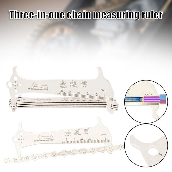 tools chain checker for bicycle chains 3-in-1 bike wear indicator gauge measuring ruler tool parts repair kit
tools chain checker for bicycle chains 3-in-1 bike wear indicator gauge measuring ruler tool parts repair kit
