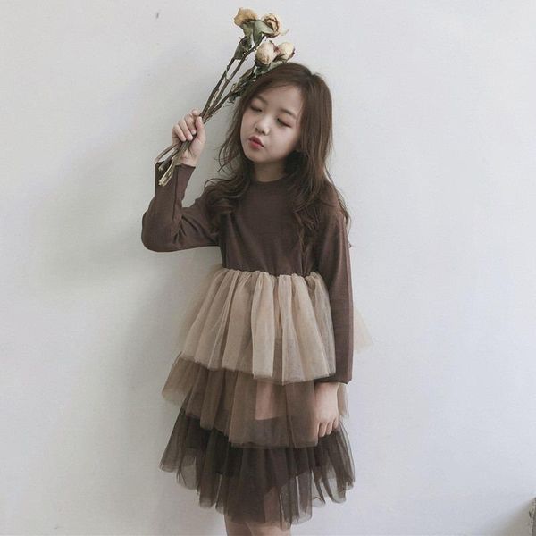 girl's dresses 2021 spring autumn teenage girls mesh patchwork layered princess dress kids for baby girl clothes vestido t162, Red;yellow
girl's dresses 2021 spring autumn teenage girls mesh patchwork layered princess dress kids for baby girl clothes vestido t162, Red;yellow
