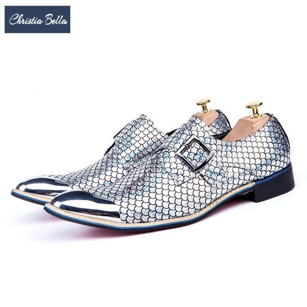 dress shoes christia bella british style silver party wedding men genuine leather buckle oxford big size formal, Black
dress shoes christia bella british style silver party wedding men genuine leather buckle oxford big size formal, Black