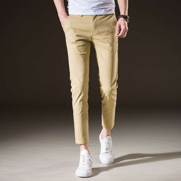 pants tight spring and summer business leisure youth slim fit leggings elastic nine point pants, Black
pants tight spring and summer business leisure youth slim fit leggings elastic nine point pants, Black