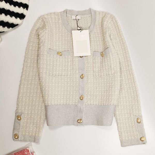 222 2021 runway spring brand same style sweater long sleeve crew neck fashion cardigan clothes womens xue, White;black
222 2021 runway spring brand same style sweater long sleeve crew neck fashion cardigan clothes womens xue, White;black