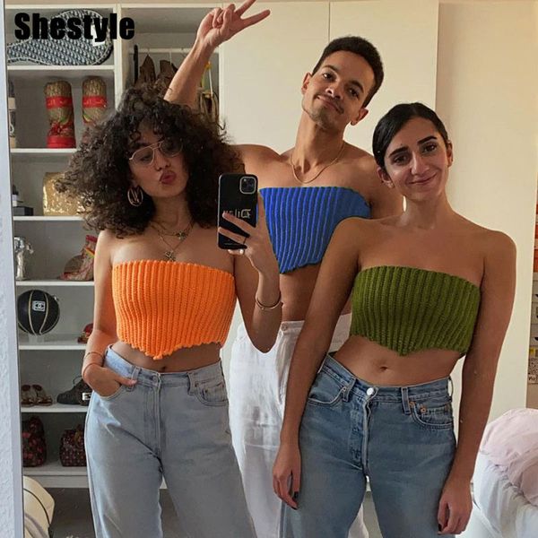 shestyle knitted corsets women 2021 spring new style asymmestrical solid texture tube strapless strectchy camisby ai, Black;white
shestyle knitted corsets women 2021 spring new style asymmestrical solid texture tube strapless strectchy camisby ai, Black;white