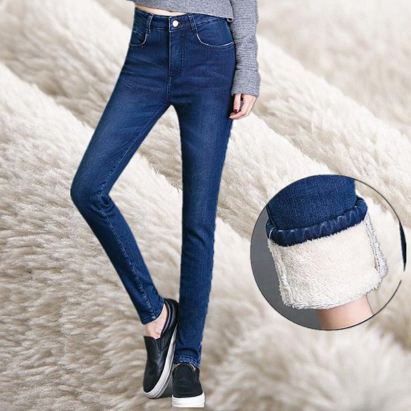 women's jeans korea style winter for women high waist skinny thick fleece casual trousers female stretch denim pencil pants plus size 3, Blue
women's jeans korea style winter for women high waist skinny thick fleece casual trousers female stretch denim pencil pants plus size 3, Blue