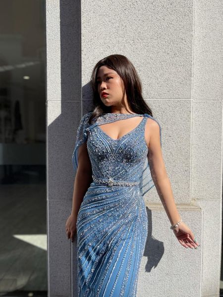 party dresses blue arabia luxury cape sleeves belt beading gowns -line fashion ladies evening host dress partydress prom, White;black
party dresses blue arabia luxury cape sleeves belt beading gowns -line fashion ladies evening host dress partydress prom, White;black