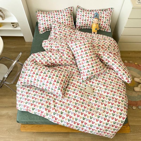 bedding sets duvet cover set 3/4 pieces heart pattern beige and green bedclothes include bedsheet pillowcase comforter girlish oceania
bedding sets duvet cover set 3/4 pieces heart pattern beige and green bedclothes include bedsheet pillowcase comforter girlish oceania