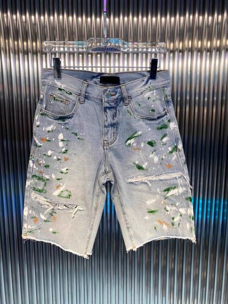 high street splash graffiti holes patchwork patch damage wash water short jeans men men's, Blue
high street splash graffiti holes patchwork patch damage wash water short jeans men men's, Blue