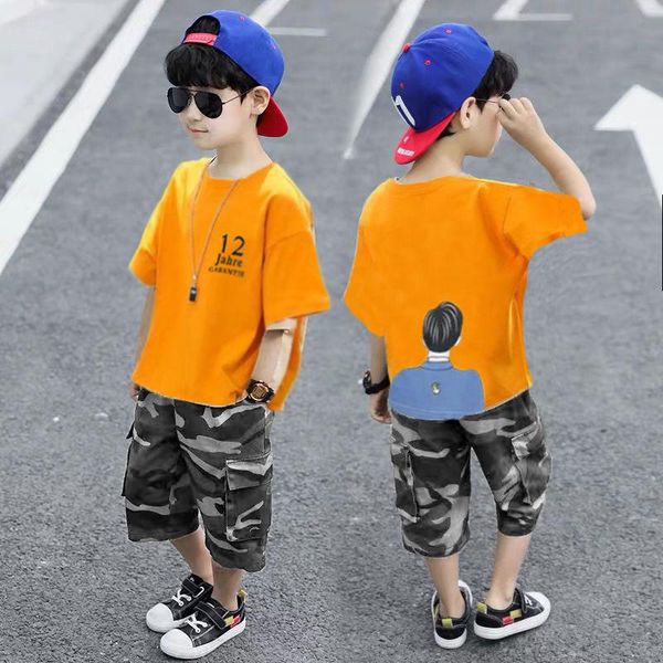 boys fashion set (pant) summer suit children's short-sleeved two-piece clothing sets, White
boys fashion set (pant) summer suit children's short-sleeved two-piece clothing sets, White
