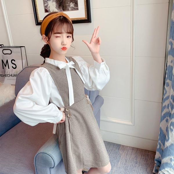 clothing sets teen autumn casual clothes kids simple stylish suspender skirt+ shirt outfit girls sleeveless dress set childen blouse su, White
clothing sets teen autumn casual clothes kids simple stylish suspender skirt+ shirt outfit girls sleeveless dress set childen blouse su, White