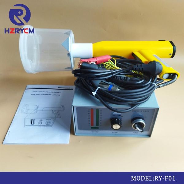 professional spray guns ry-f01 portable electrostatic flocking machine diy handle equipment for nylon fiber
professional spray guns ry-f01 portable electrostatic flocking machine diy handle equipment for nylon fiber