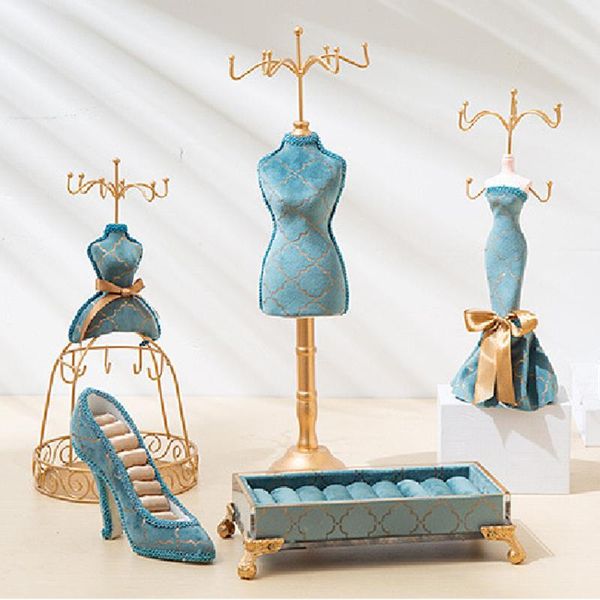 jewelry pouches, bags fashion jewellery displays stand earrings ring model dress high-heeled shoes rack holder display, Pink;blue
jewelry pouches, bags fashion jewellery displays stand earrings ring model dress high-heeled shoes rack holder display, Pink;blue