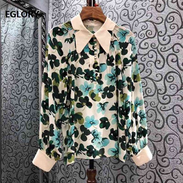 skirts 100%silk blouse shirt spring summer designer clothing women turn-down collar tunic buttons long sleeve elegant floral shirt, Black
skirts 100%silk blouse shirt spring summer designer clothing women turn-down collar tunic buttons long sleeve elegant floral shirt, Black