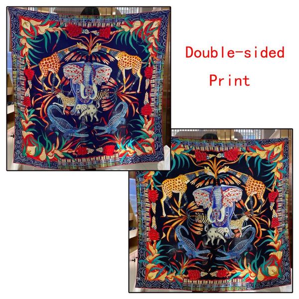 scarves 70% cashmere 30% silk scarf thin shawl women fashion celebration of the zambezi animal big kerchief stole bandana 135*135cm, Blue;gray
scarves 70% cashmere 30% silk scarf thin shawl women fashion celebration of the zambezi animal big kerchief stole bandana 135*135cm, Blue;gray