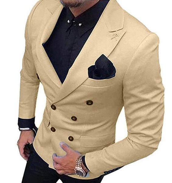 men's suits & blazers 2021 champagne blazer suit jacket double-breasted notch lapel for weeding party (jacket+black pants), White;black
men's suits & blazers 2021 champagne blazer suit jacket double-breasted notch lapel for weeding party (jacket+black pants), White;black