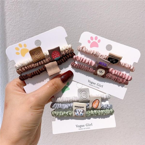 hair accessories 3 pcs korean fashion children's ponytail sweet girl simple cute cartoon fruit folds small intestine ring, Slivery;white
hair accessories 3 pcs korean fashion children's ponytail sweet girl simple cute cartoon fruit folds small intestine ring, Slivery;white