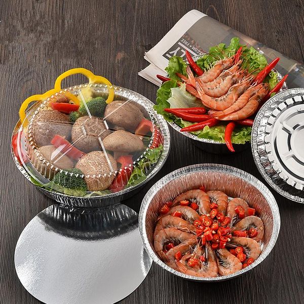 disposable cups & straws 50pcs tinfoil bowl round baking rice barbecue tin box takeaway salad fruits food lunch packaging boxes party favors
disposable cups & straws 50pcs tinfoil bowl round baking rice barbecue tin box takeaway salad fruits food lunch packaging boxes party favors