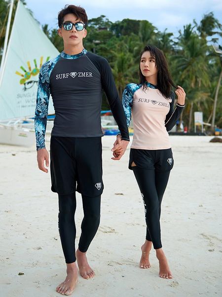summer couple swimsuit uv proof quick dry long sleeve bathing suit rushguard women beach wear 5 piece set men swimwear one-piece suits
summer couple swimsuit uv proof quick dry long sleeve bathing suit rushguard women beach wear 5 piece set men swimwear one-piece suits