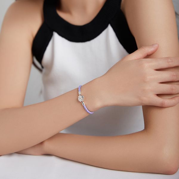new gradient clover leather basic bracelet fashion 925 sterling silver braided diy lucky bracelet, Golden;silver
new gradient clover leather basic bracelet fashion 925 sterling silver braided diy lucky bracelet, Golden;silver