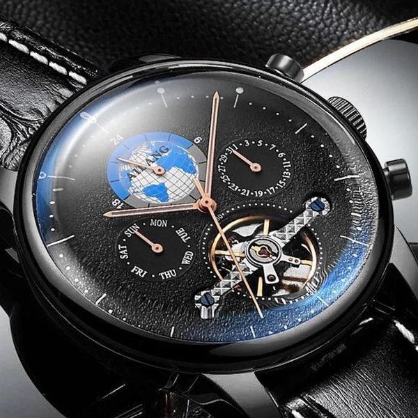 wristwatches men's trend watch sports fashion leisure automatic mechanical tourbillon luminous waterproof brand ailang 8613b, Slivery;brown
wristwatches men's trend watch sports fashion leisure automatic mechanical tourbillon luminous waterproof brand ailang 8613b, Slivery;brown