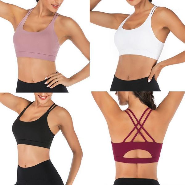 women summer sports underwear solid color breathable padded yoga vest with cross straps for girls arched hollow beauty back bra outfit
women summer sports underwear solid color breathable padded yoga vest with cross straps for girls arched hollow beauty back bra outfit