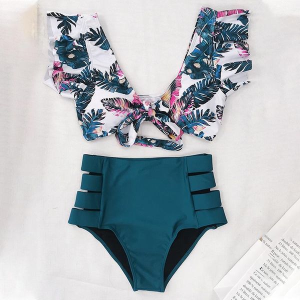 women's swimwear floral ruffled bikinis 2021 woman 2 pieces swimsuit push up bikini set high waist women beach bathing suit, White;black
women's swimwear floral ruffled bikinis 2021 woman 2 pieces swimsuit push up bikini set high waist women beach bathing suit, White;black