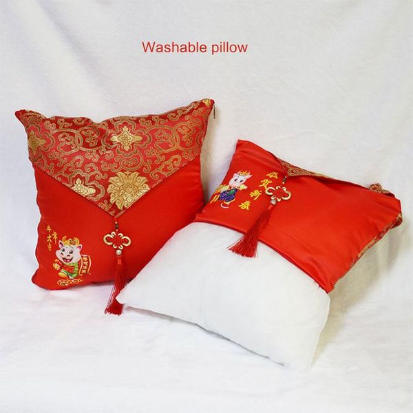 pillow case chinese year throw pillow, cute cartoon ox print embroidered cushion with knot tassel for sofa
pillow case chinese year throw pillow, cute cartoon ox print embroidered cushion with knot tassel for sofa