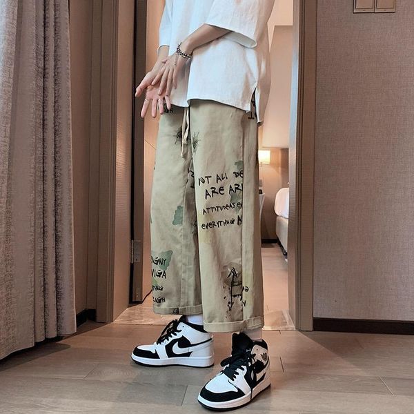 men's pants 2021 hip-hop style casual men printed loose pants/male slim fit fashion haroun plus size s-3xl, Black
men's pants 2021 hip-hop style casual men printed loose pants/male slim fit fashion haroun plus size s-3xl, Black
