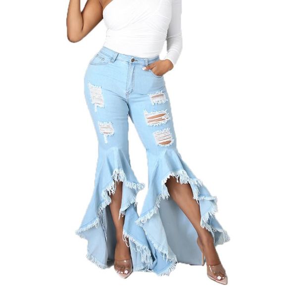 women's jeans 2021 stylish dark blue fashion casual solid ripped asymmetrical high waist regular
women's jeans 2021 stylish dark blue fashion casual solid ripped asymmetrical high waist regular