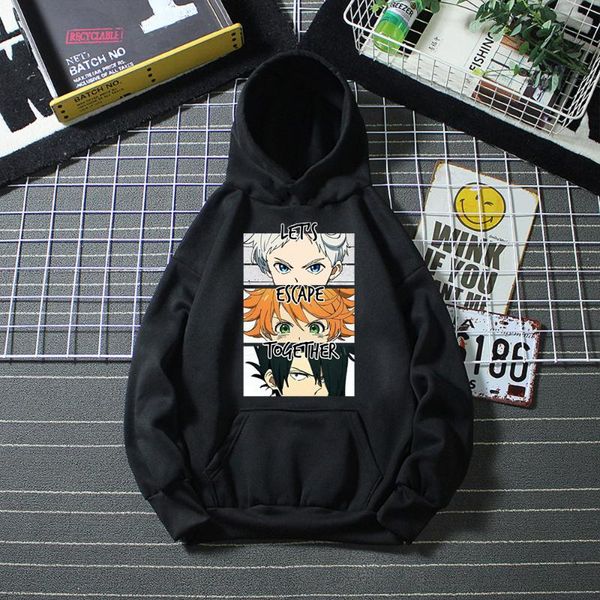 women's hoodies & sweatshirts 2021 anime the promised neverland graphic hoodie men women pullover clothes harajuku, Black
women's hoodies & sweatshirts 2021 anime the promised neverland graphic hoodie men women pullover clothes harajuku, Black