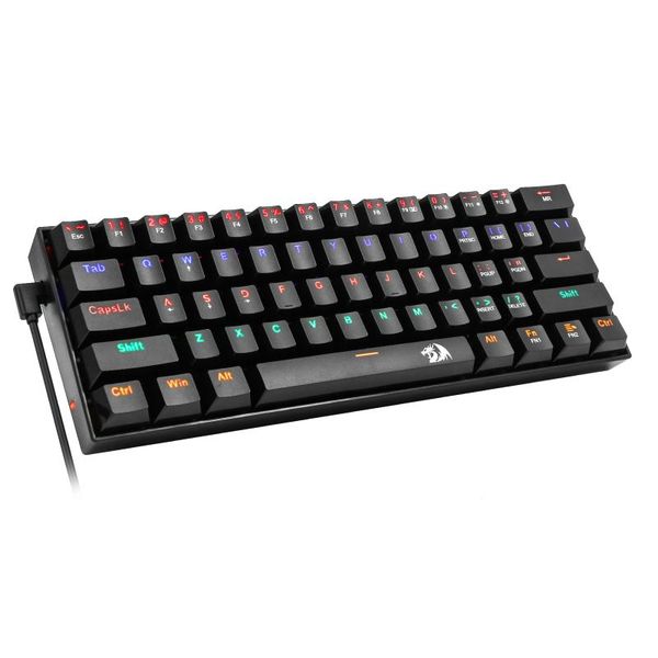 keyboards redragon 60% mechanical keyboard , 61 keys rainbow led backlit wired with outemu switches for pc windows gaming office
keyboards redragon 60% mechanical keyboard , 61 keys rainbow led backlit wired with outemu switches for pc windows gaming office