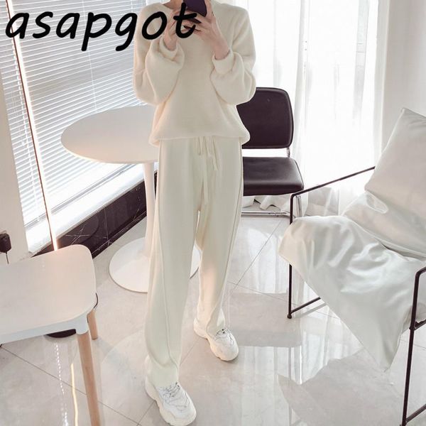 women's pants & capris korean chic casual woolen knitted wide leg pant grandma white high-waist autumn winter thick loose straight, Black;white
women's pants & capris korean chic casual woolen knitted wide leg pant grandma white high-waist autumn winter thick loose straight, Black;white