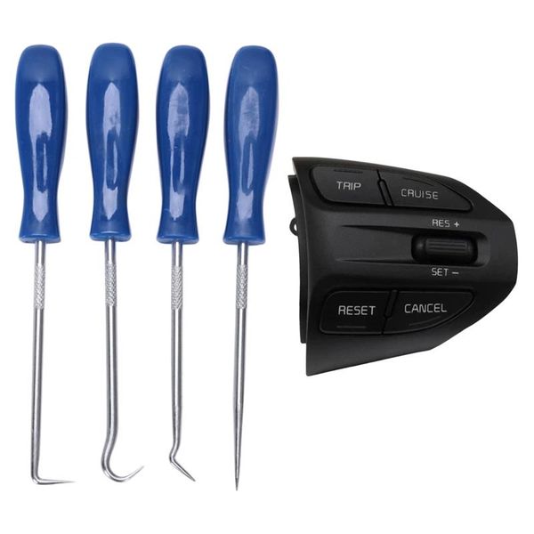professional hand tool sets -4pcs hook and pick set seal remover removal & 1 pcs steering wheel button bluetooth phone cruise control volume
professional hand tool sets -4pcs hook and pick set seal remover removal & 1 pcs steering wheel button bluetooth phone cruise control volume