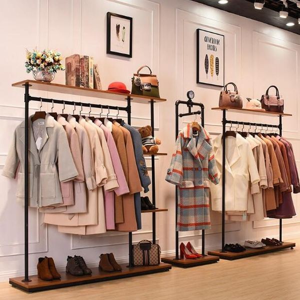 hangers & racks vintage clothing store display rack console men's and women's wear solid wood shelves hanging clothes
hangers & racks vintage clothing store display rack console men's and women's wear solid wood shelves hanging clothes