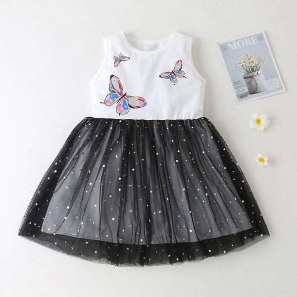 girl's dresses summer faashion dress baby kids girls sleeveless butterfly print tutu princess wedding party children clothes, Red;yellow
girl's dresses summer faashion dress baby kids girls sleeveless butterfly print tutu princess wedding party children clothes, Red;yellow
