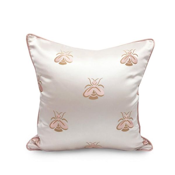 cushion cover decorative pillow case modern simple pink bee embroidery soft luxury sofa chair bedding coussin cushion/decorative
cushion cover decorative pillow case modern simple pink bee embroidery soft luxury sofa chair bedding coussin cushion/decorative