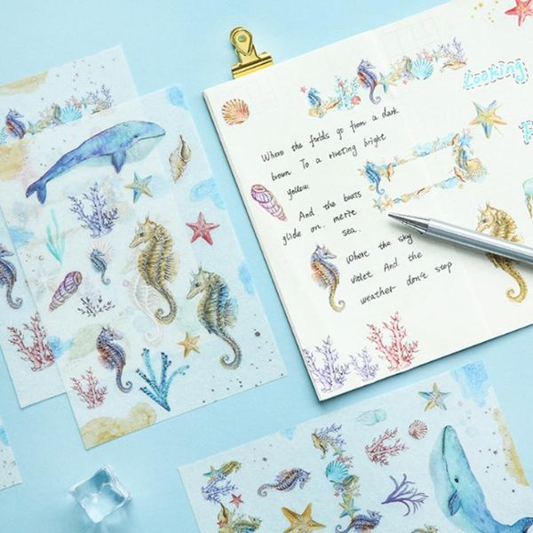 1sheet/pack submarine world cartoon sticker scrapbooking simple diy mobile phone decoration gift wrap
1sheet/pack submarine world cartoon sticker scrapbooking simple diy mobile phone decoration gift wrap