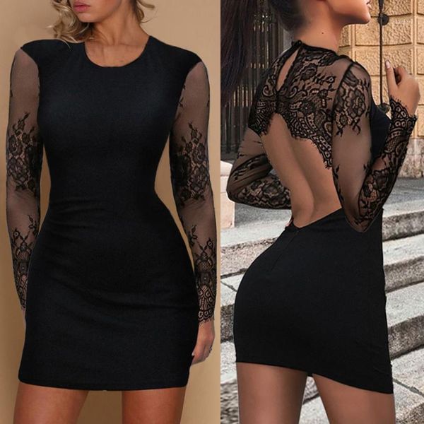 casual dresses club black backless lace dress women slim sheath spring autumn o-neck long sleeve mini bodycon ladies vestidos d30, Black;gray
casual dresses club black backless lace dress women slim sheath spring autumn o-neck long sleeve mini bodycon ladies vestidos d30, Black;gray
