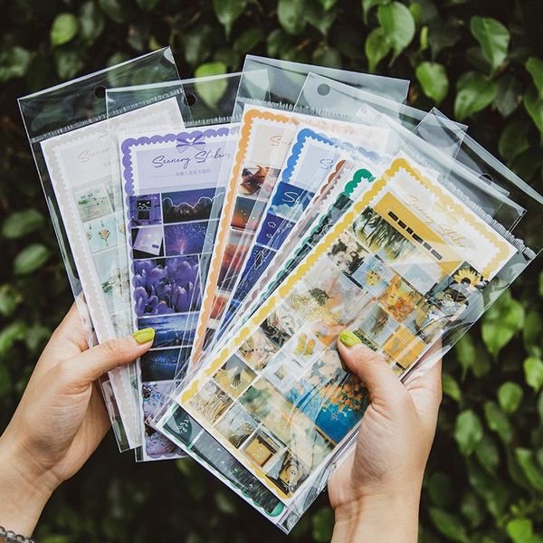 gift wrap 2 sheets scenery pet foil sticker diy decorative journal scrapbooking planner label stickers aesthetic cute stationery
gift wrap 2 sheets scenery pet foil sticker diy decorative journal scrapbooking planner label stickers aesthetic cute stationery