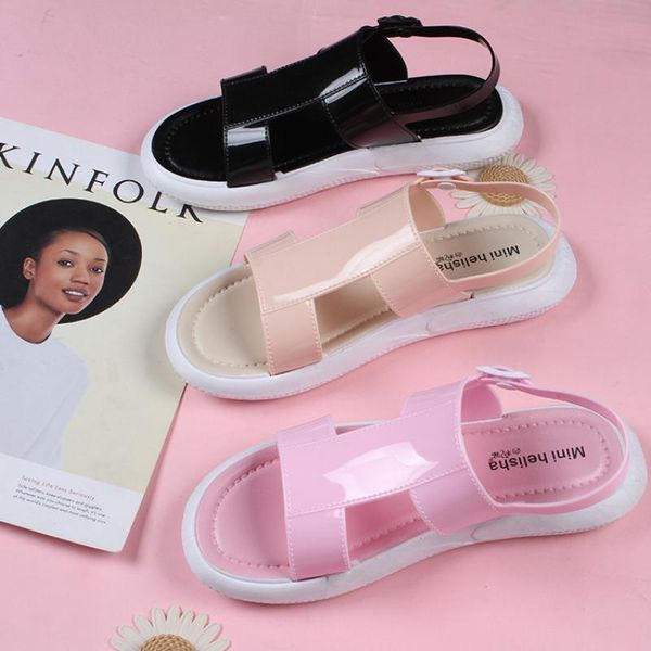 plastic sandals for summer women shoes 2021 fashion pvc jelly holiday comfortable buckle, Black
plastic sandals for summer women shoes 2021 fashion pvc jelly holiday comfortable buckle, Black