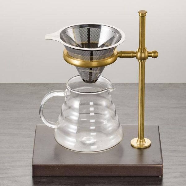 coffee filters pour over dripper stainless steel filter removable with stand reusable cone cup and brush
coffee filters pour over dripper stainless steel filter removable with stand reusable cone cup and brush