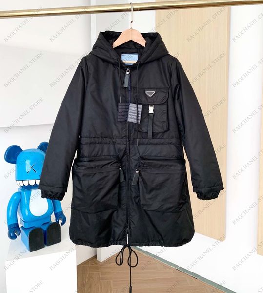 22fw women's outerwear down jacket cotton coat winter warm waist closing large pocket windbreaker fashion temperament women trench coat, Tan;black
22fw women's outerwear down jacket cotton coat winter warm waist closing large pocket windbreaker fashion temperament women trench coat, Tan;black